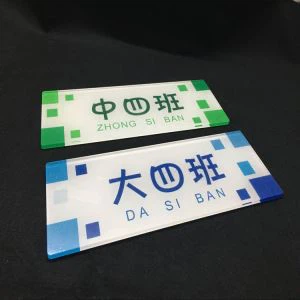 벽 매달려 플렉시 유리 서명 홀더 표시 홀더 플라스틱 서명 스탠드