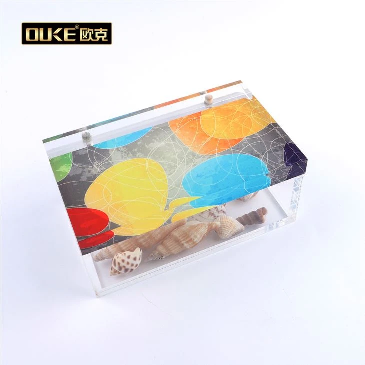 Clear Luxury UV Printing Acrylic Box