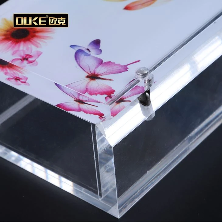 Clear Luxury UV Printing Acrylic Box