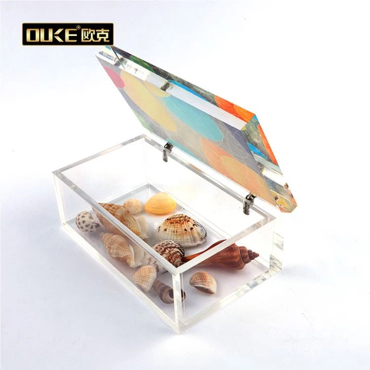 Clear Luxury UV Printing Acrylic Box