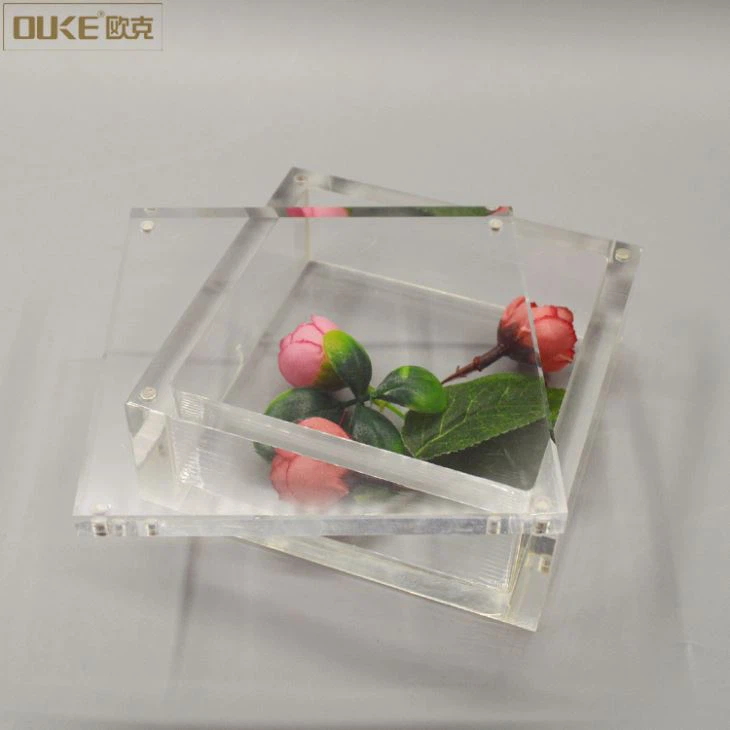 Custom Magnetic Cheap Acrylic Storage Box