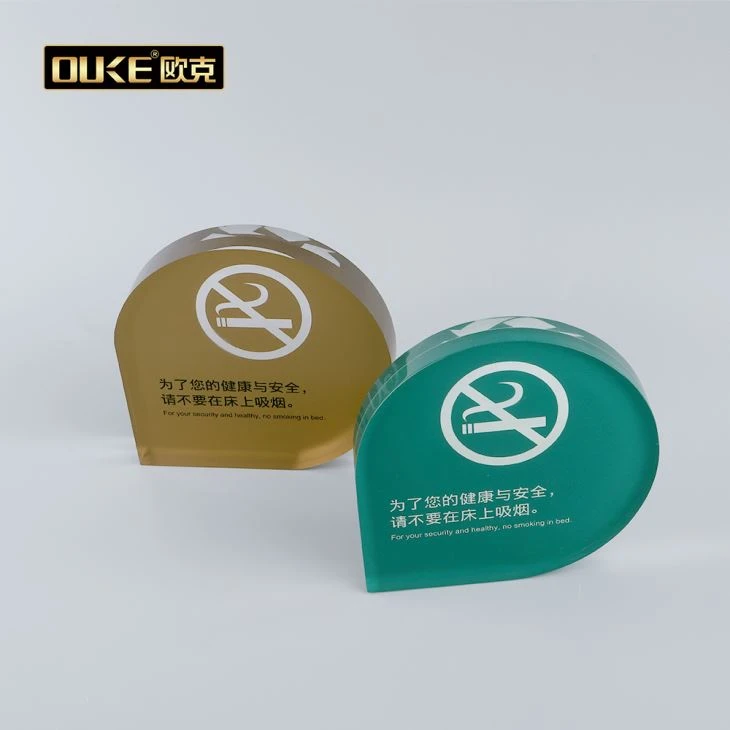 Restaurant Hotel Acrylic No Smoking Sign