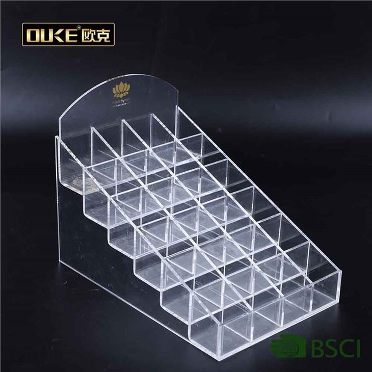 Clear Acrylic Nail Polish Makeup Organizer