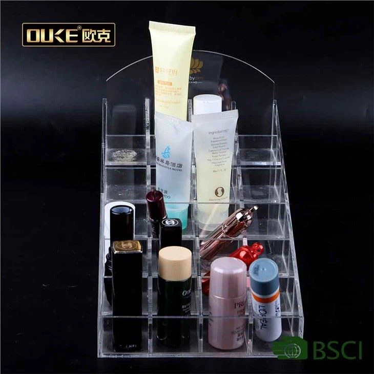 Clear Acrylic Nail Polish Makeup Organizer